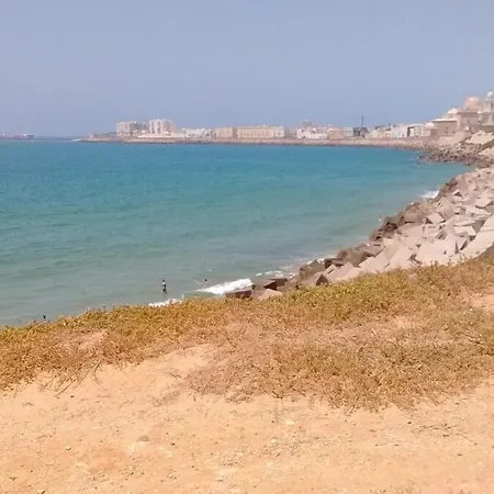 Sopranis Del Mar Centro Cadiz, Junto Playa Y Estacion De Tren Y Bus Y Parkings アパート *